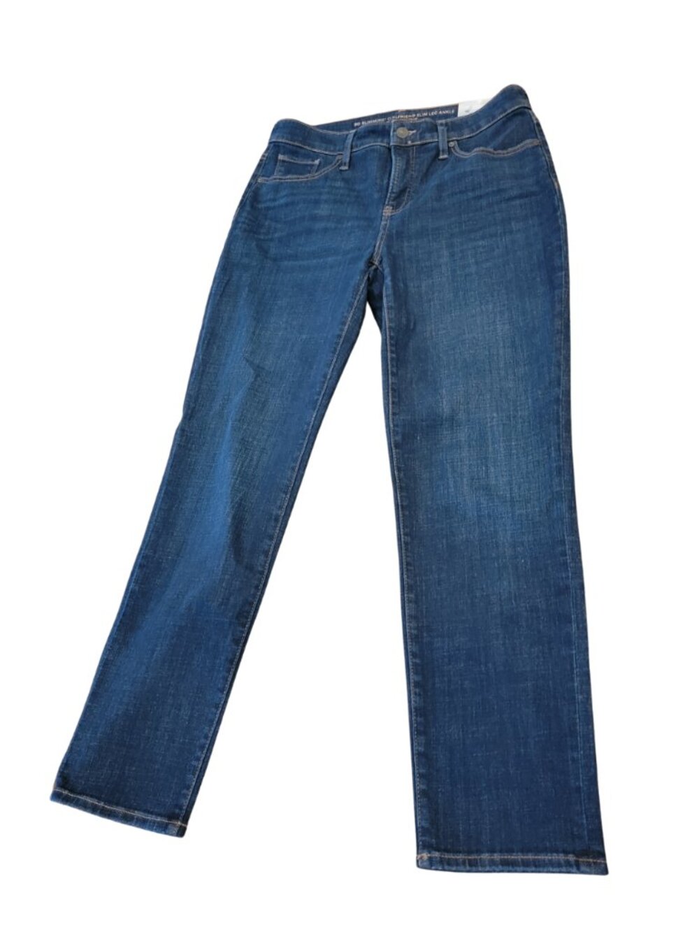 Chico's So Slimming Girlfriend Slim Ankle Blue Jeans